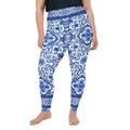 Blue Majolica Plus Size Leggings