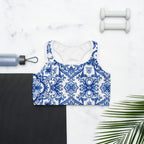 Blue Majolica Sports Bra