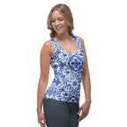 Blue Majolica Tank Top