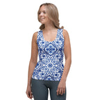 Blue Majolica Tank Top
