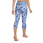Blue Majolica Yoga Capris