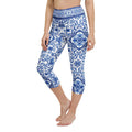 Blue Majolica Yoga Capris