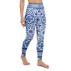 Blue Majolica Yoga Leggings
