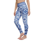 Blue Majolica Yoga Leggings