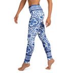 Blue Majolica Yoga Leggings