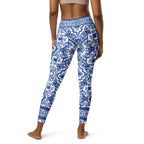 Blue Majolica Yoga Leggings