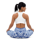 Blue Majolica Yoga Leggings