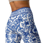 Blue Majolica Yoga Leggings