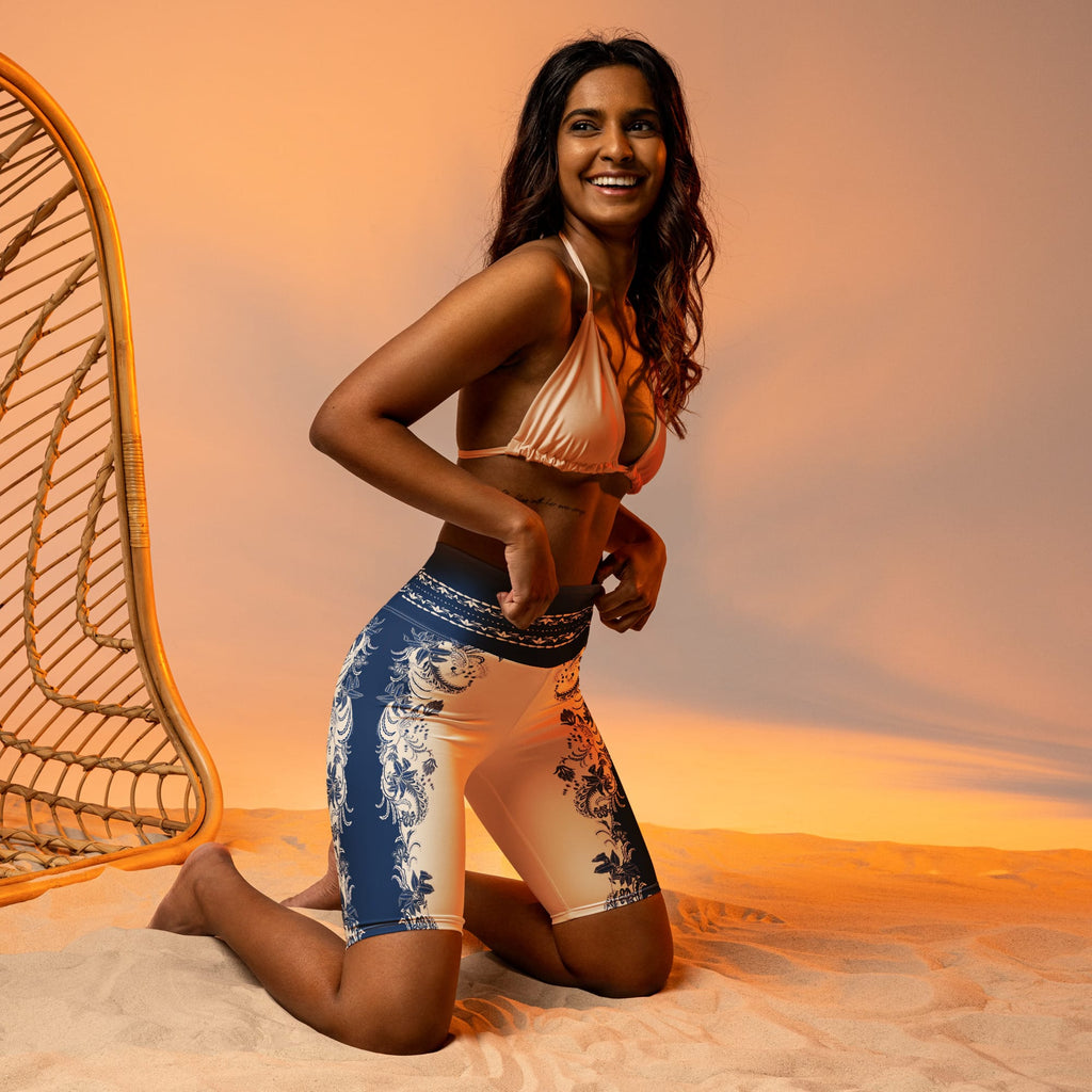 Blue Royal Botanica Biker Shorts