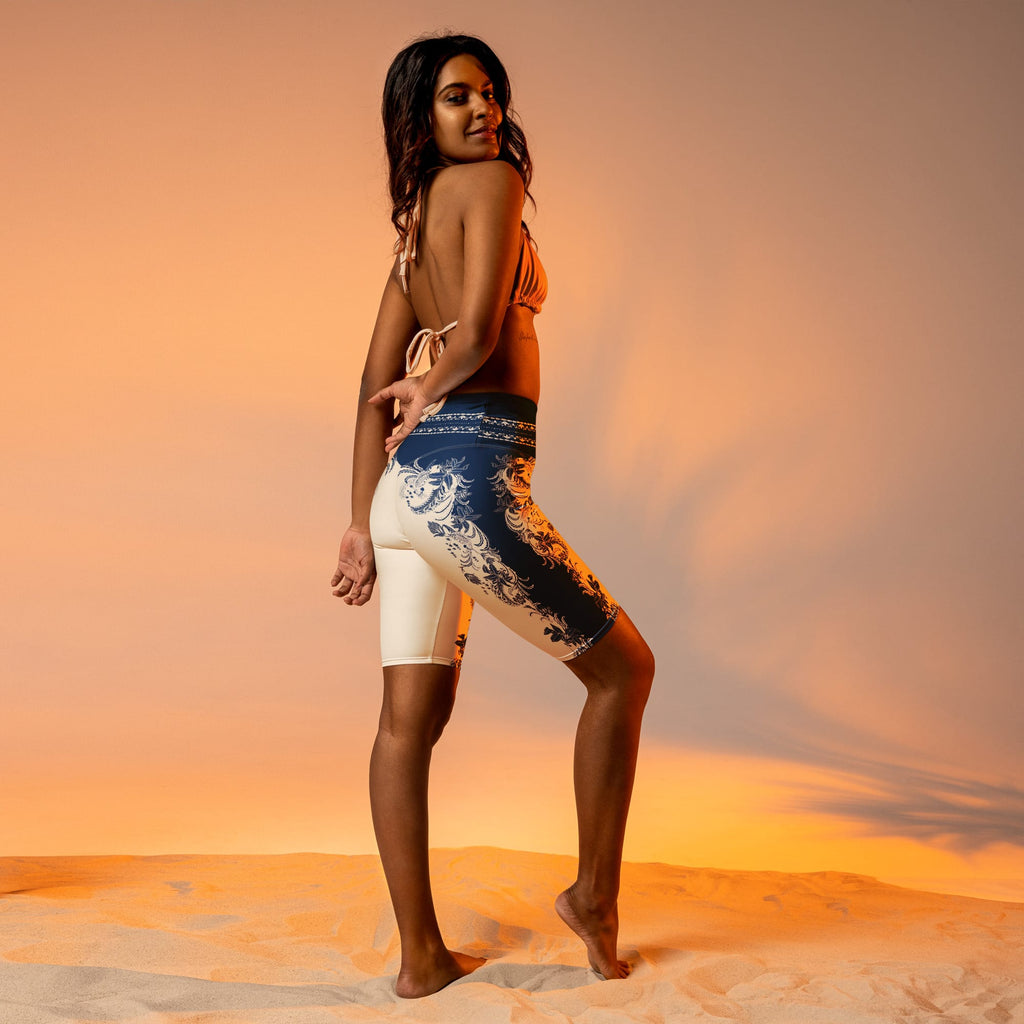 Blue Royal Botanica Biker Shorts