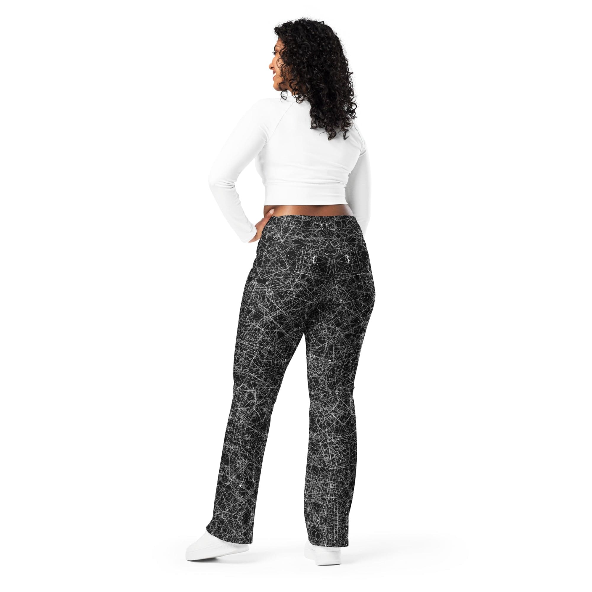 Blurred Lines Flare Leggings