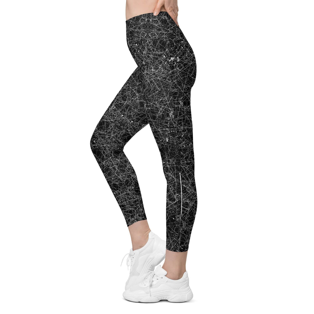 Blurred Lines Leggings With Pockets