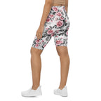 Blush Floral Biker Shorts