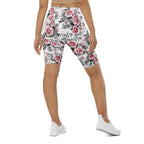 Blush Floral Biker Shorts