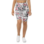 Blush Floral Biker Shorts