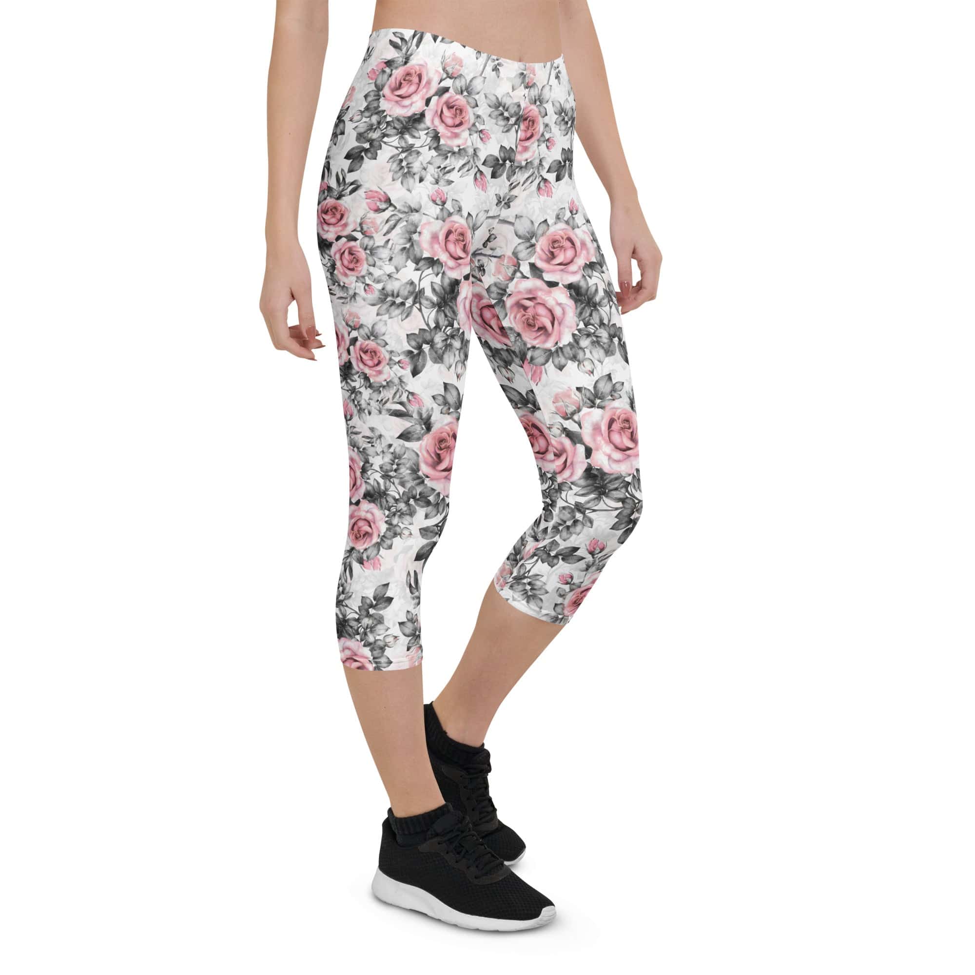 Blush Floral Capris