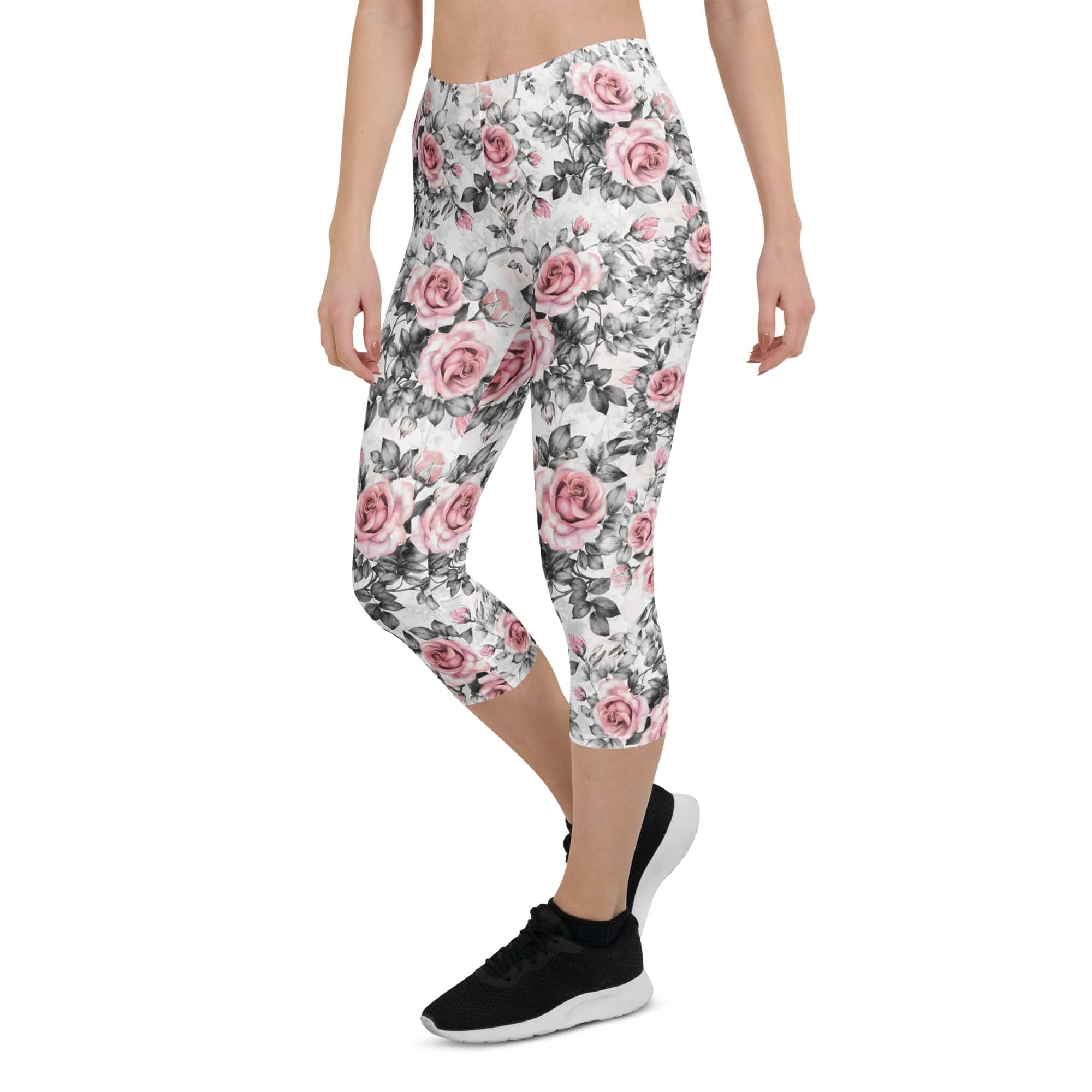 Blush Floral Capris