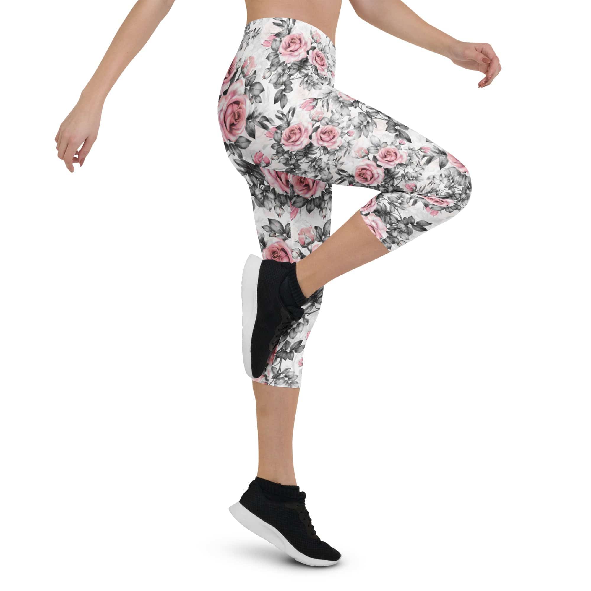 Blush Floral Capris