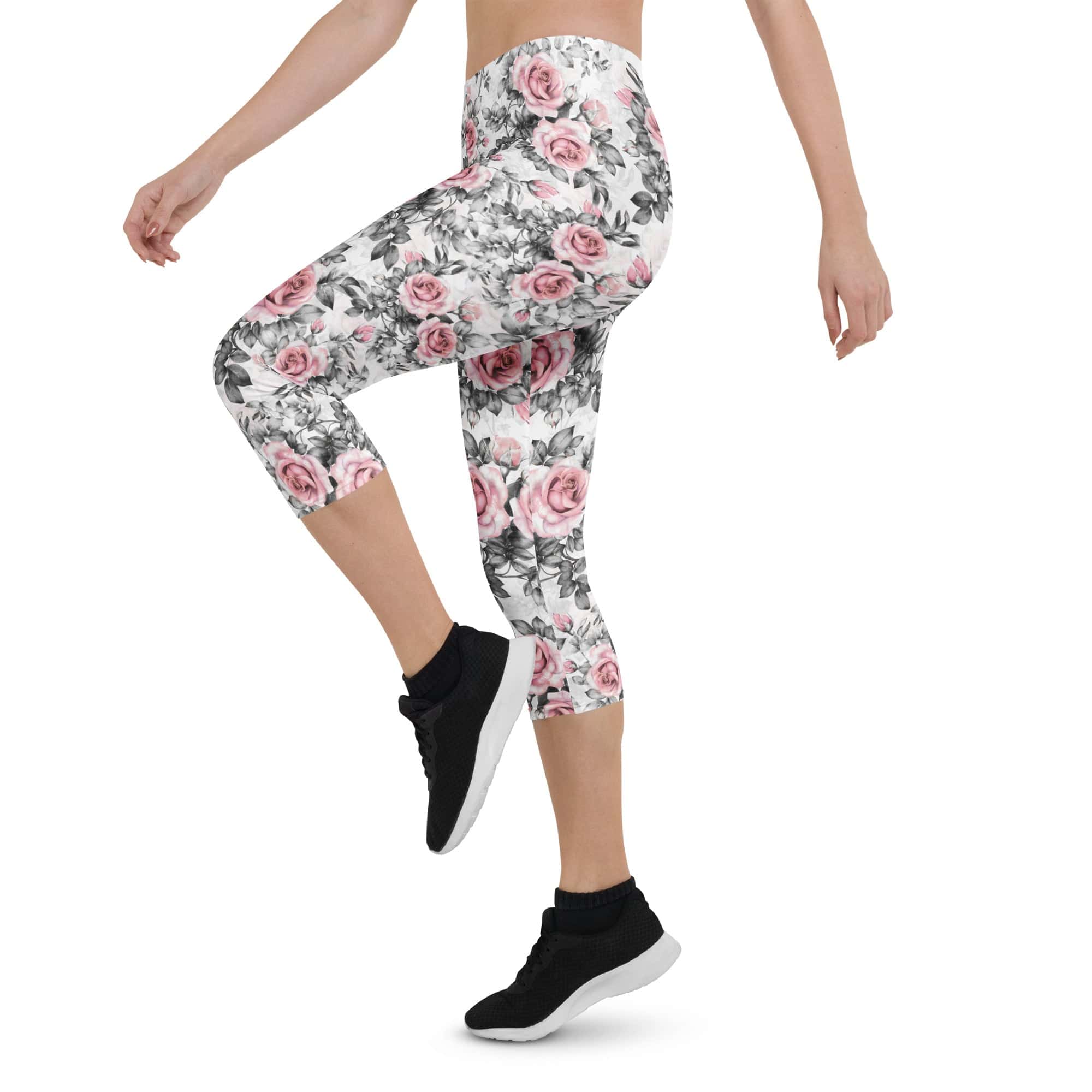 Blush Floral Capris