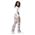 Blush Floral Flare Leggings