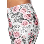 Blush Floral Flare Leggings