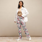 Blush Floral Flare Leggings