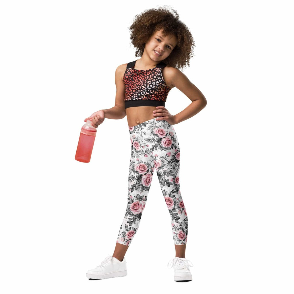 Blush Floral Kid's Leggings