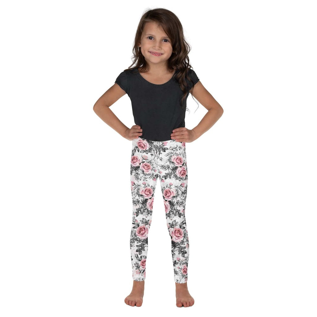 Blush Floral Kid's Leggings