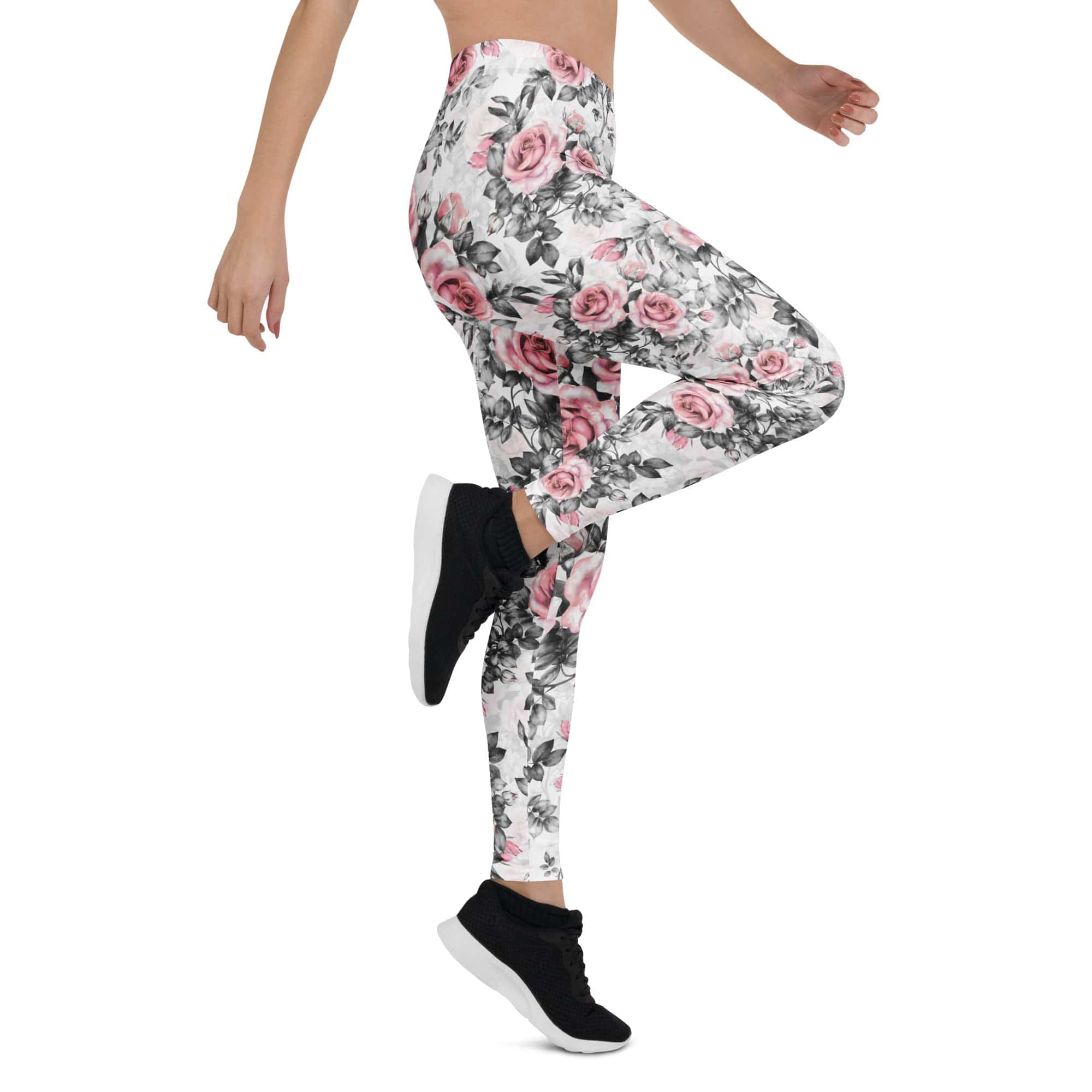 Blush Floral Leggings