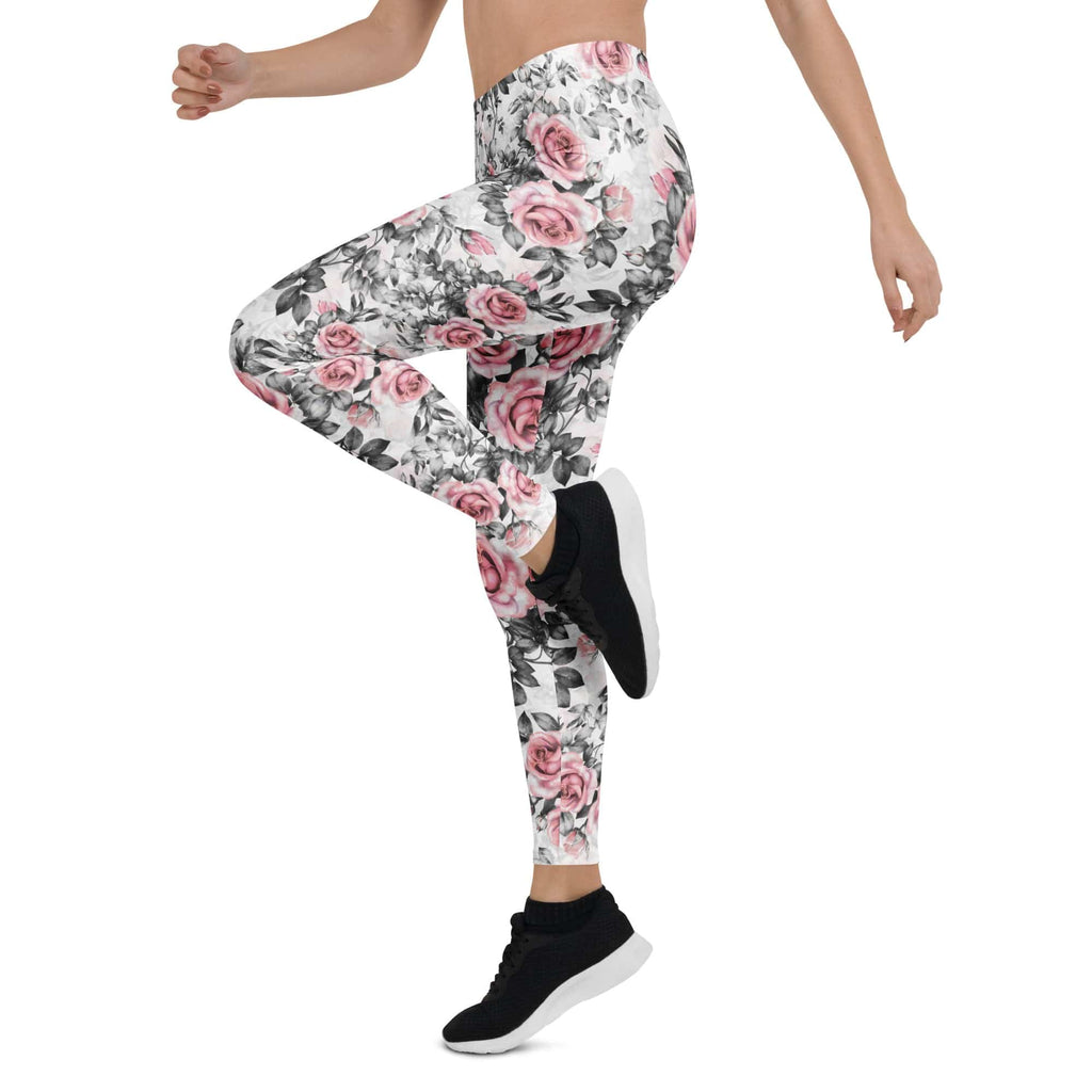 Blush Floral Leggings
