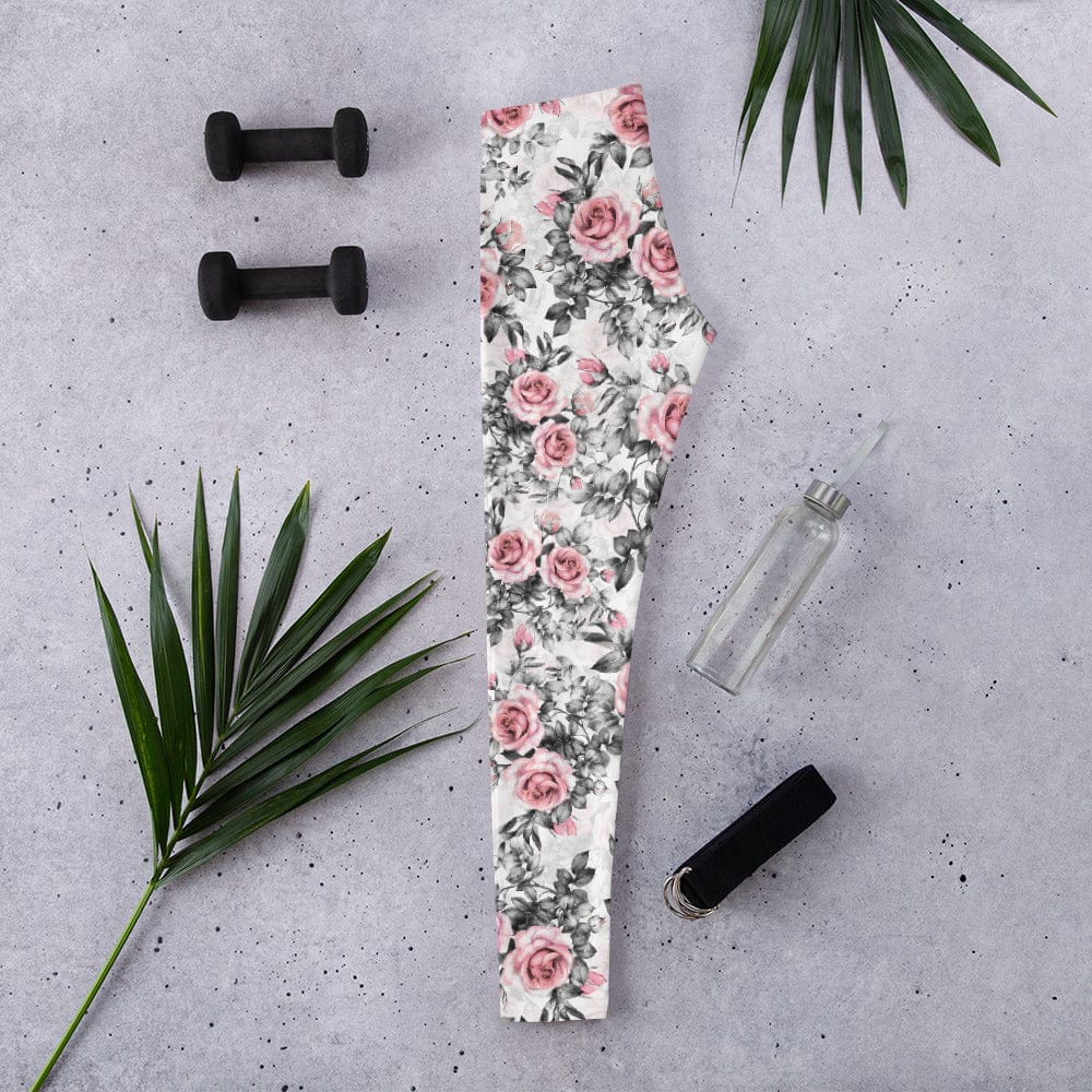 Blush Floral Leggings
