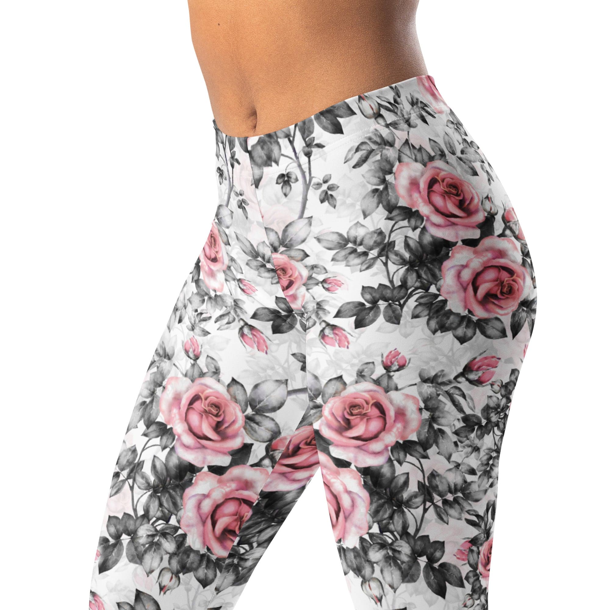 Blush Floral Leggings