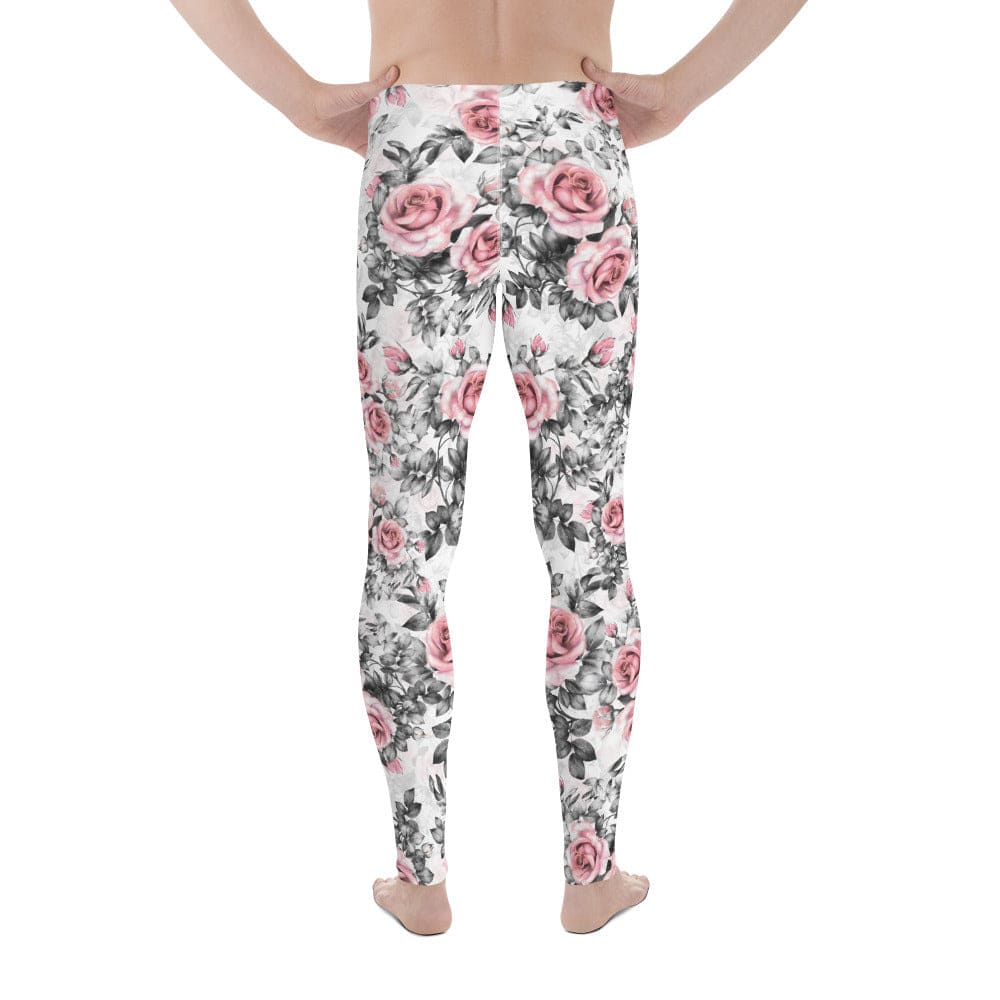 Blush Floral Men's Leggings