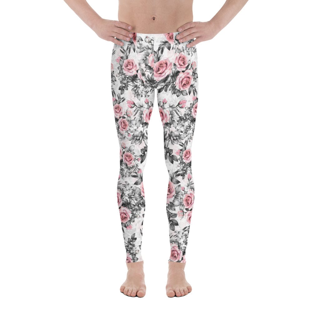 Blush Floral Men's Leggings