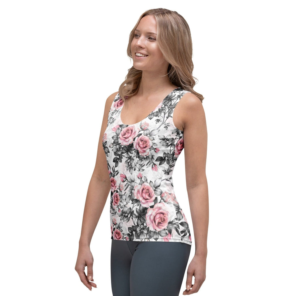 Blush Floral Tank Top