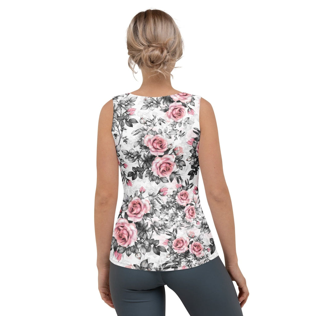 Blush Floral Tank Top