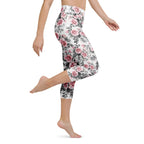 Blush Floral Yoga Capris