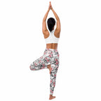 Blush Floral Yoga Leggings