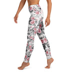 Blush Floral Yoga Leggings
