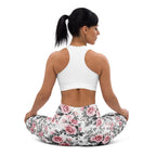 Blush Floral Yoga Leggings