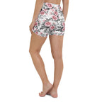 Blush Floral Yoga Shorts