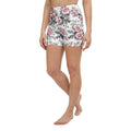Blush Floral Yoga Shorts