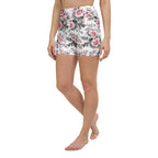 Blush Floral Yoga Shorts