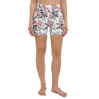 Blush Floral Yoga Shorts