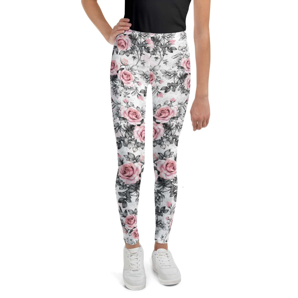 Blush Floral Youth Leggings