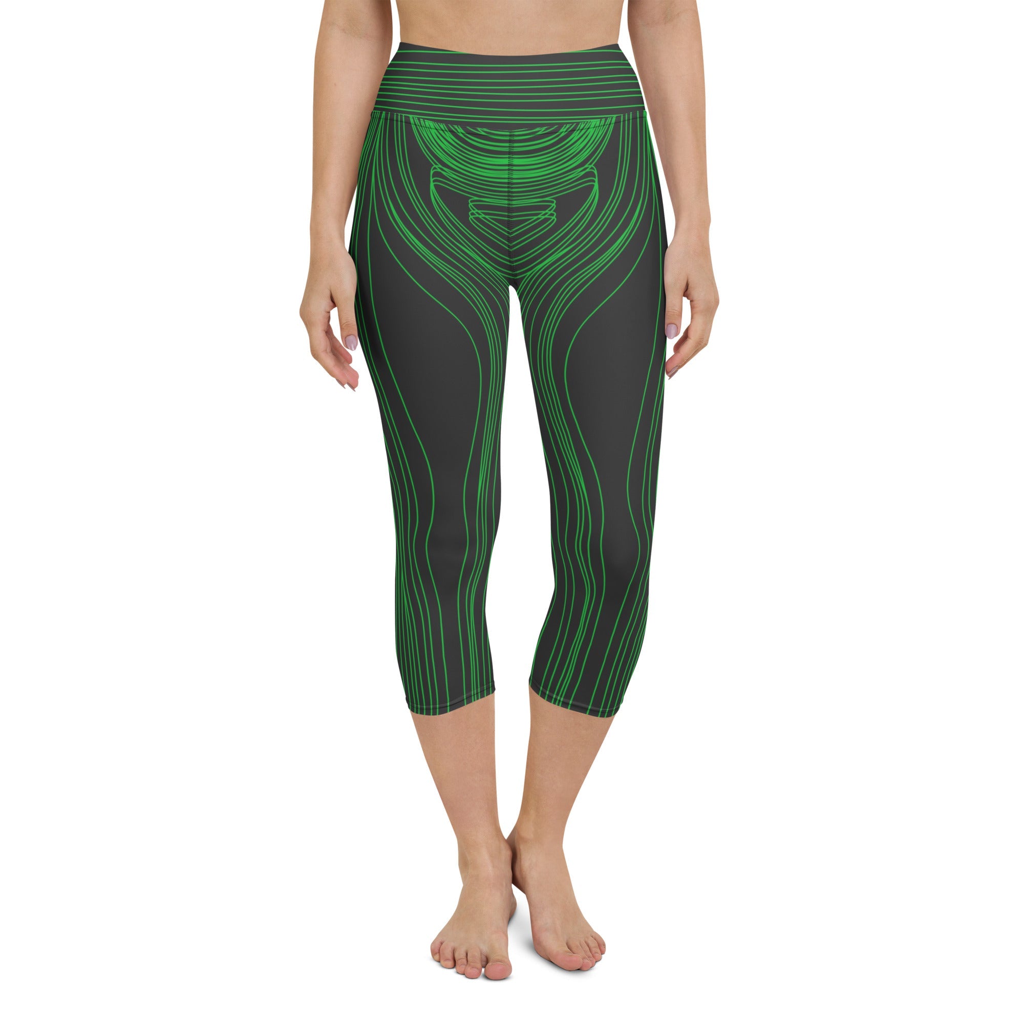 Body Outlines Yoga Capris