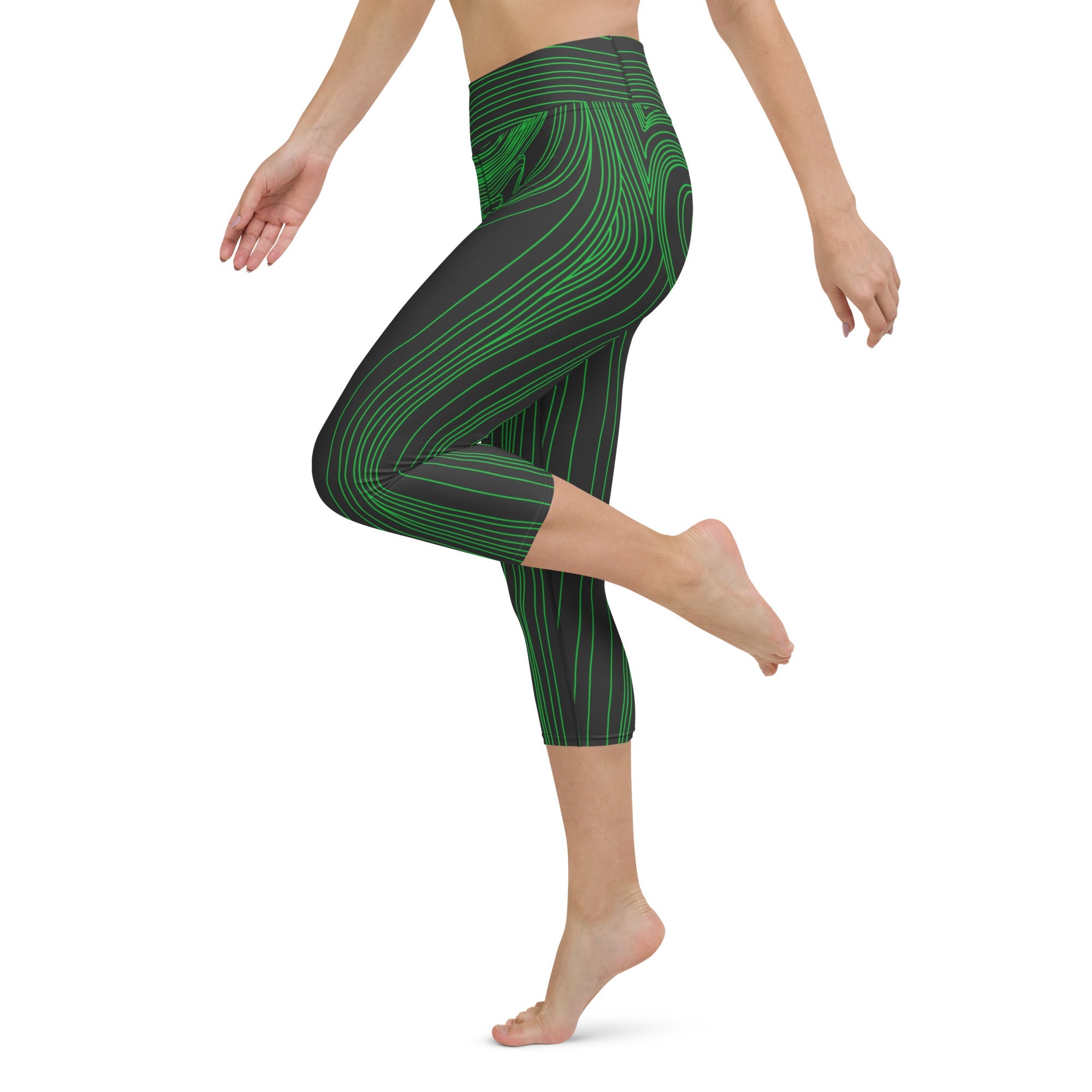 Body Outlines Yoga Capris