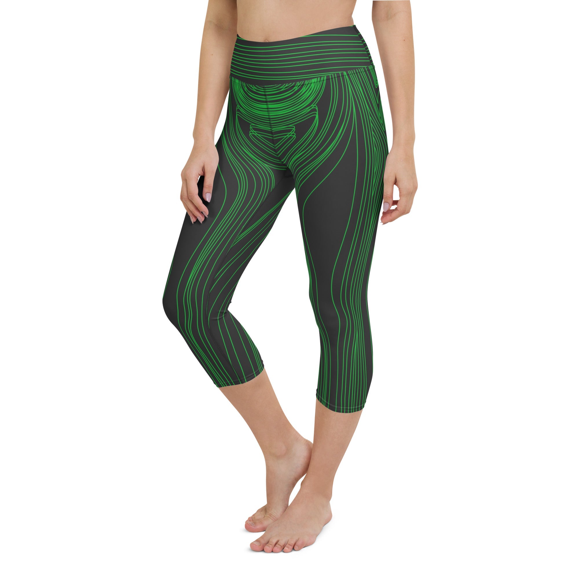 Body Outlines Yoga Capris