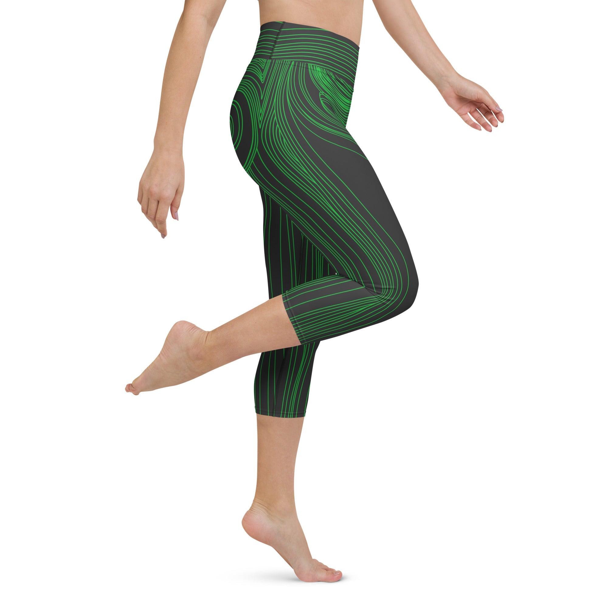 Body Outlines Yoga Capris