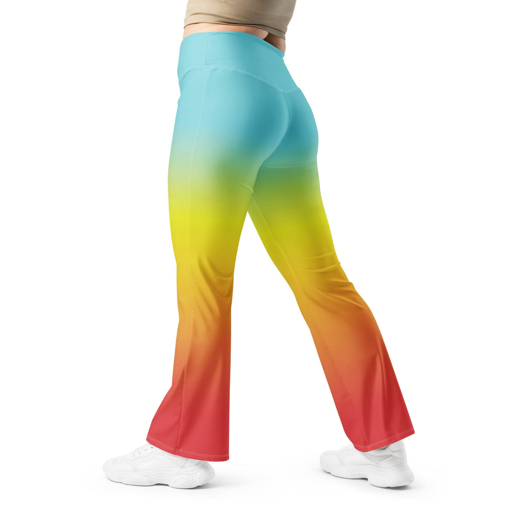 Bohemian Rainbow Flare Leggings